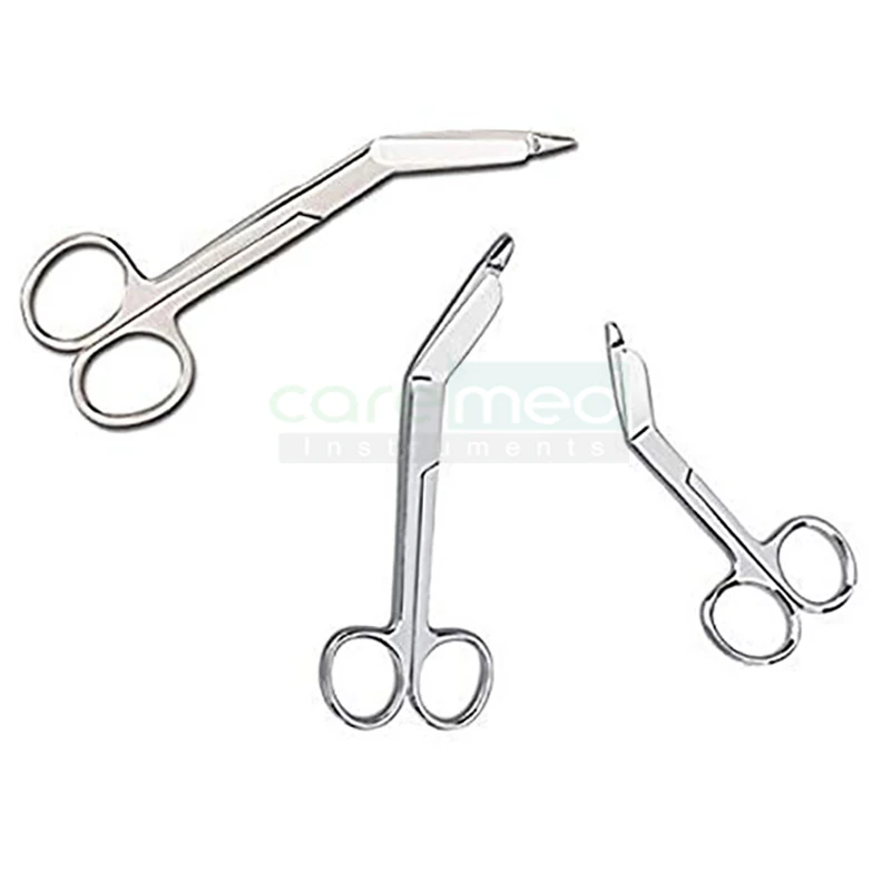 Surgical Kelly Angled Scissors Lister Bandage Scissors Sharp Curved Blade Surgical  Bandage Shears | Caremed Instruments
