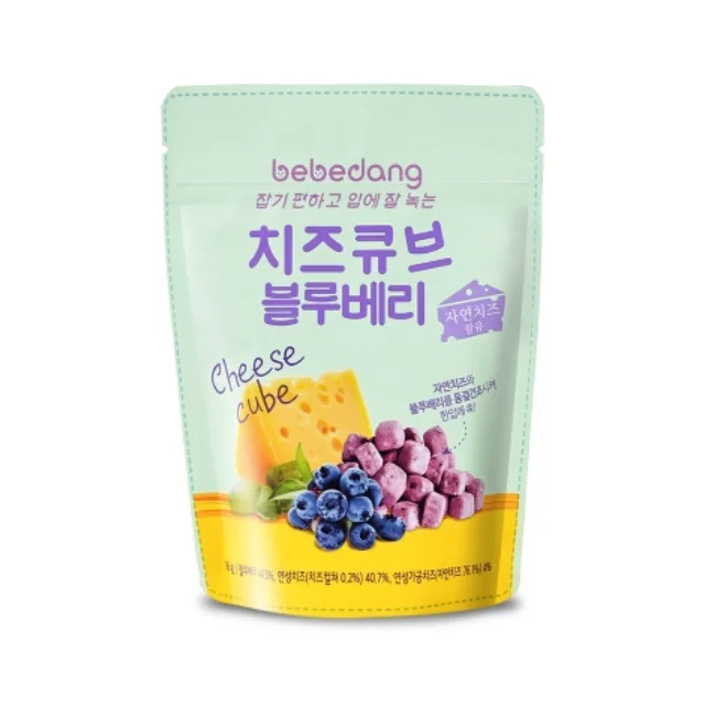 
Premium organic baby dessert blueberry snack cheese made in Korea 