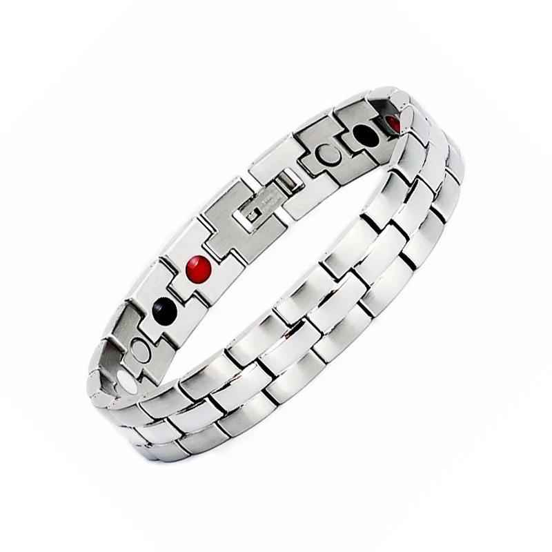 Pure Titanium Magnet Bracelet Mens Bracelet Titanium Steel Jewelry Germanium Grain Bracelet Wholesale