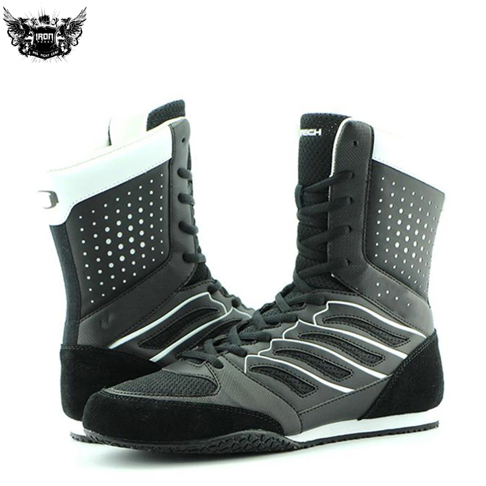 Latest Designs 2021 Breathable Non Slip Shoes Mesh Professional Boxing Shoes Wrestling Shoes for Men & Women