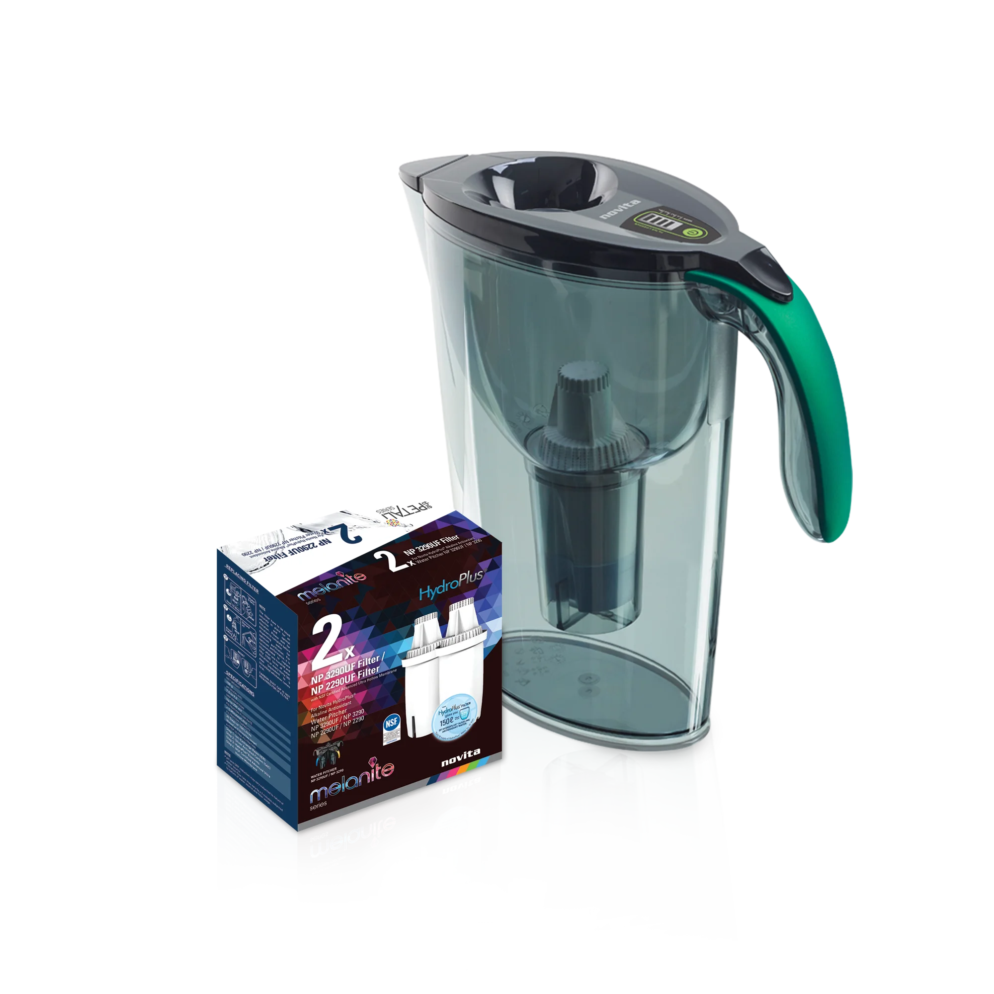 Novita SG HydroPlus кувшин для воды NP3290UF и набор фильтров
