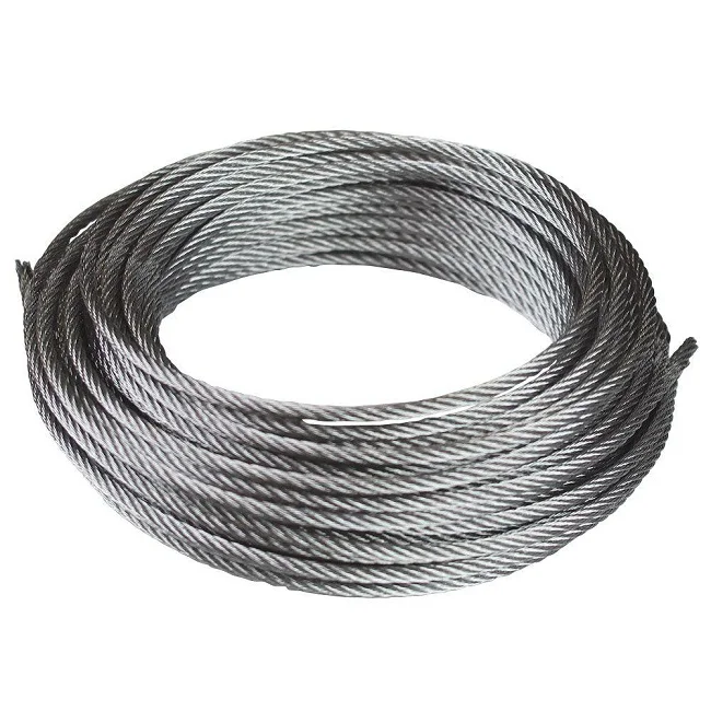 galvanized steel wire rope making machine/pvc coated galvanized steel wire rope sling cable