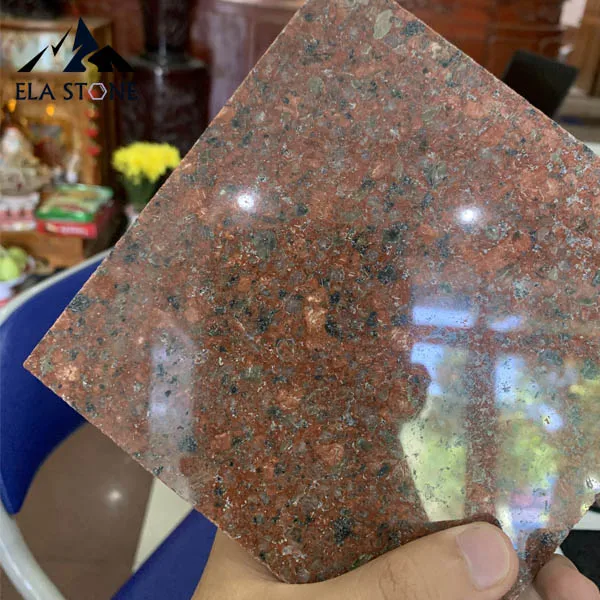 Вьетнамский гранит из Красного камня-гранитные плиты натурального камня кухонная столешница красного