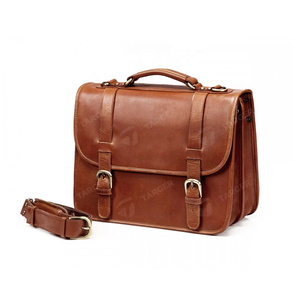 New Men Briefcase Genuine Leather Bags Office Handbags for Mens Vintage Messenger Bag Men Leather Laptop Bag