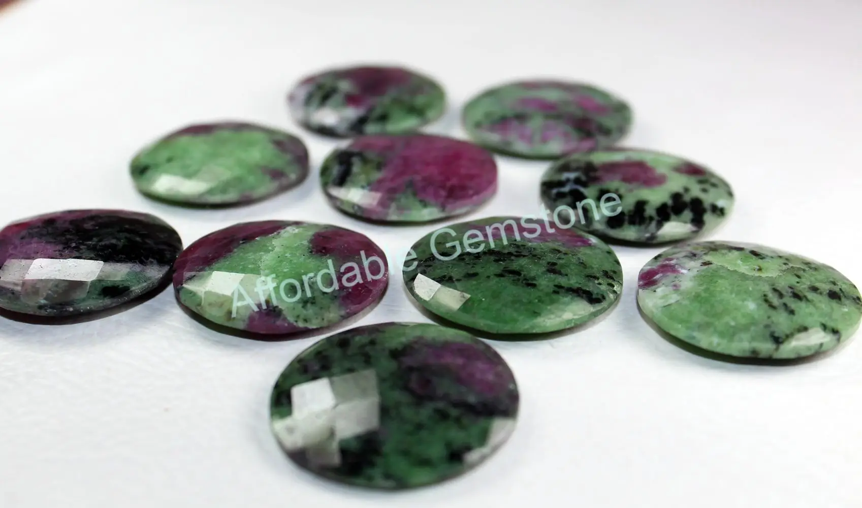 Natural ruby josite round shape beads handmade gemstone polished gemstones top drilled stones affordable gems beads and gems