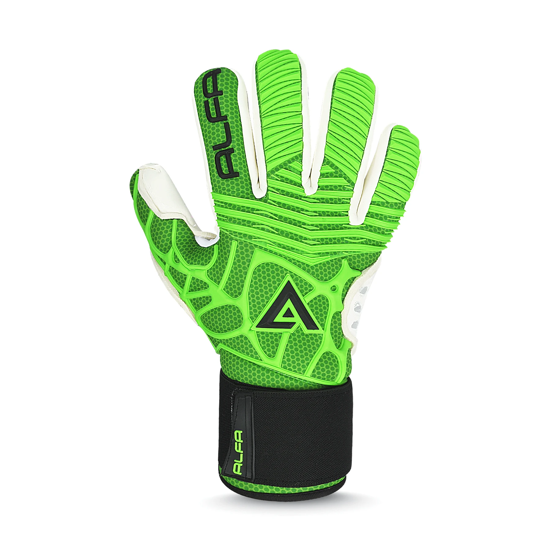 Best quality Goalkeeper Gloves Alfa label Goalkeeper Gloves super soft Goalkeeper gloves