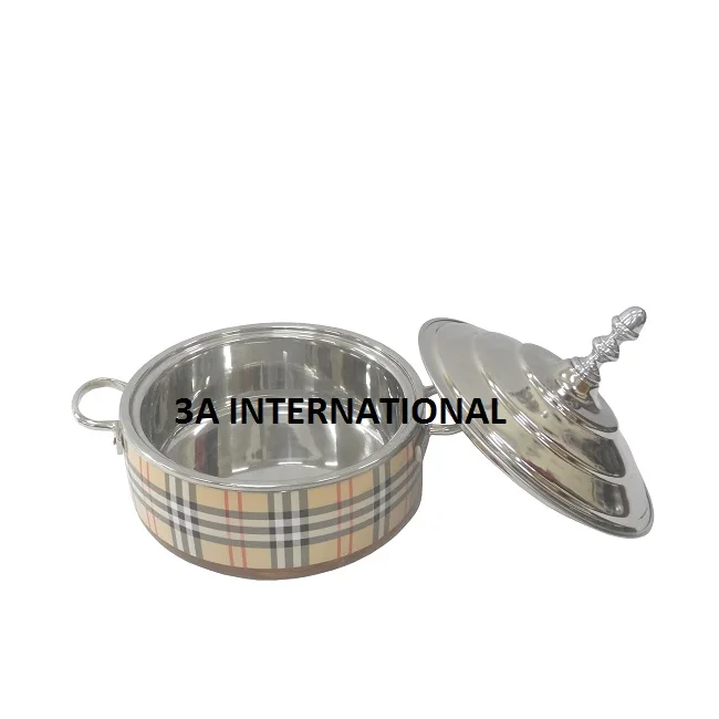 Верхний трендовый декоративный горячий горшок ручной работы для роскошного обеденного стола изолированный сервировочный еды по низкой цене