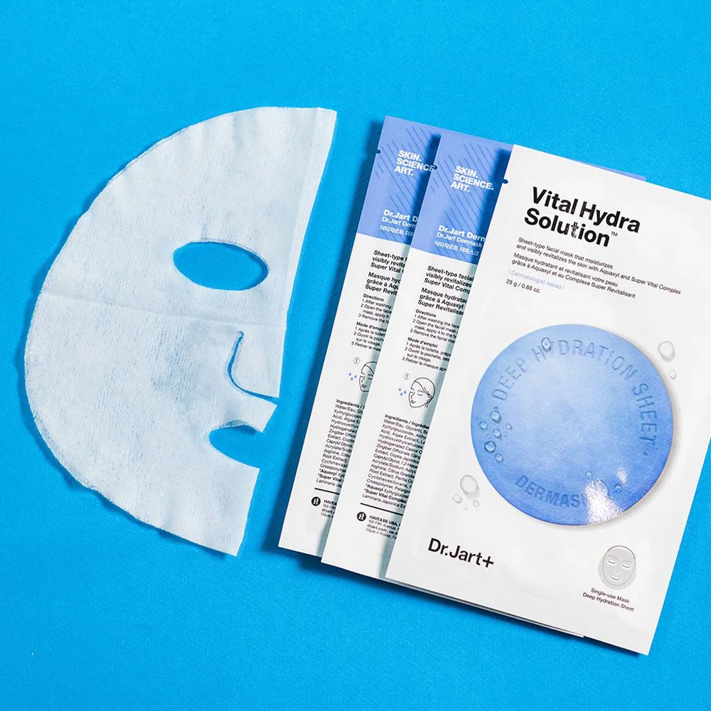 [OEM/ODM] Dr Jart+ DERMASK VITAL HYDRA SOLUTION 5-MASK VALUE PACK - made in Korea Cosmetic - Anti-wrinkle Anti-aging Whitening