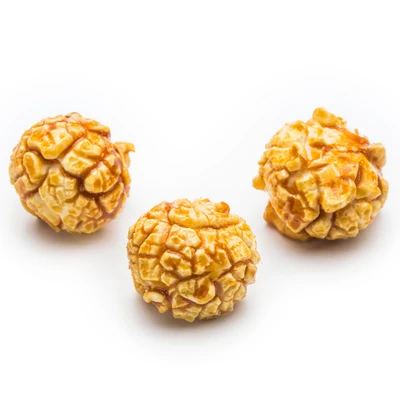 Hot sale mushroom shape Pink salty caramel flavour corn snacks