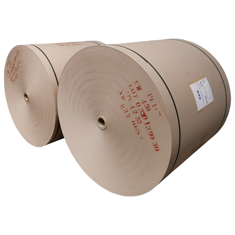 Uncoated Brown Core Board CB Grade Grammage 350 GSM Strength Paper Suited for Paper Cores Tubes Production