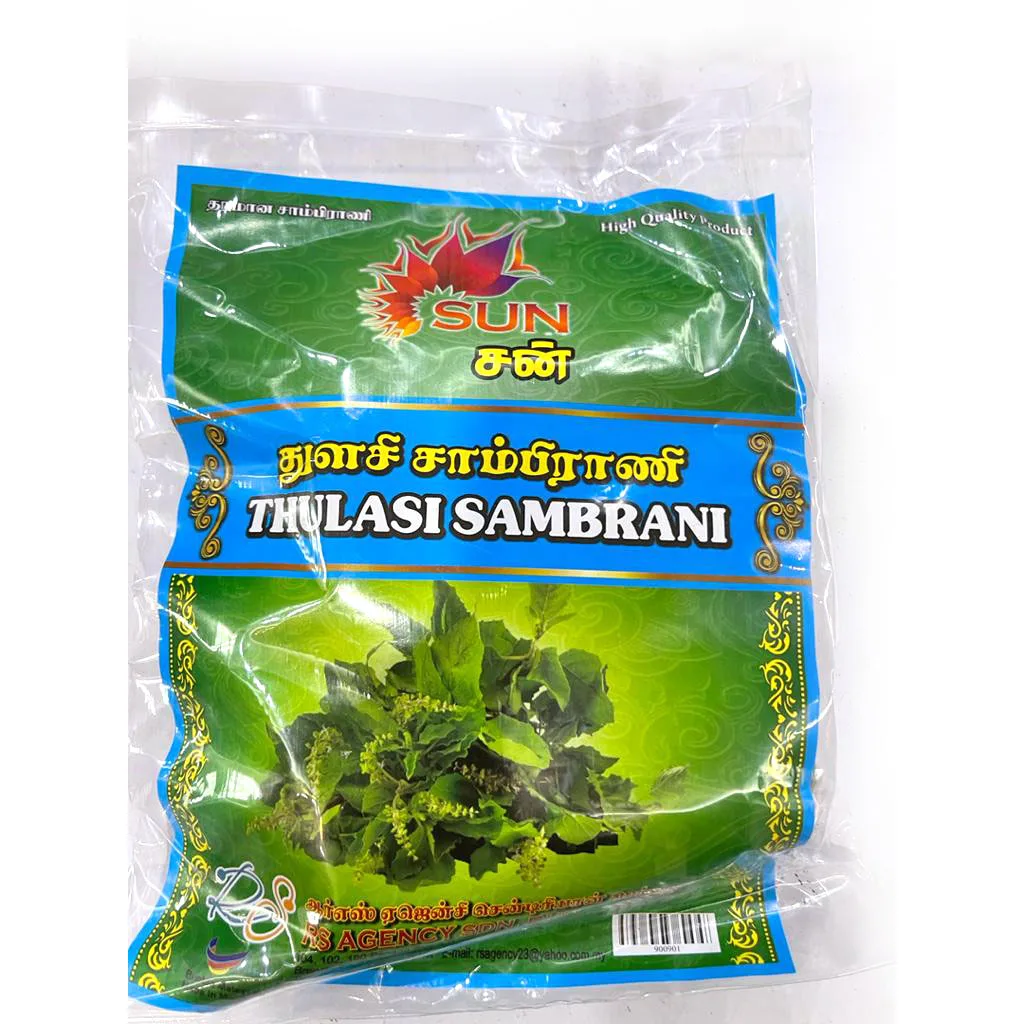Высококачественные ароматические благовония для молитвы SUN Thulasi Sambrani