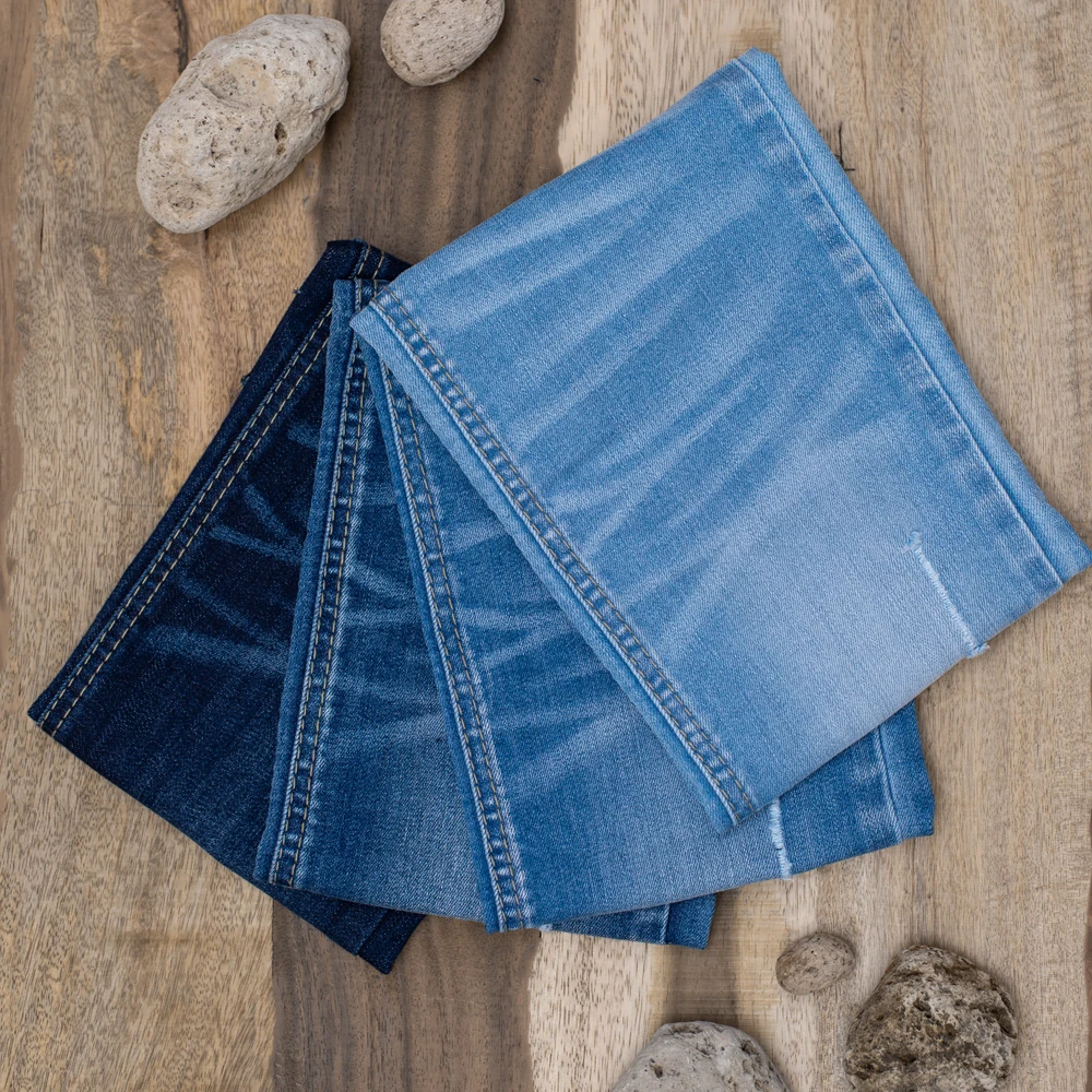 Хлопчатобумажная джинсовая ткань для оптовой продажи (TL319093) с высококачественной техникой и дешевой ценой (по договоренности)