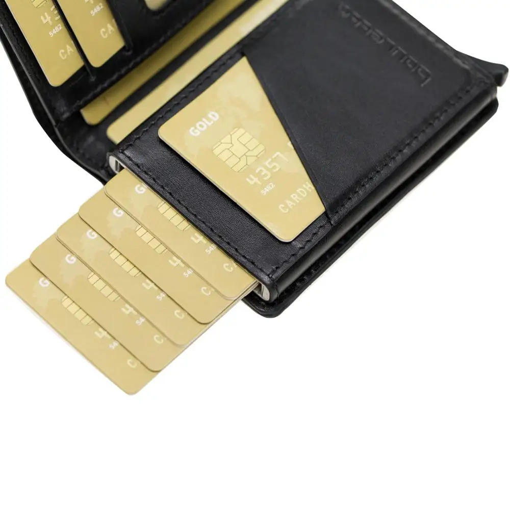 2019 Hot Selling Genuine Leather Wallet and Card Holder  with RFID locker Feature from Turkey Istanbul