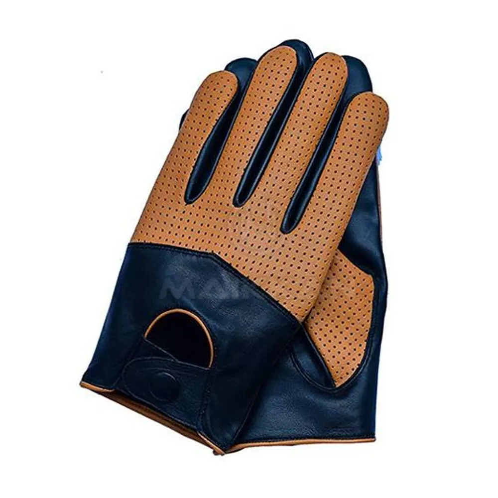 Top Quality Real Leather Driving Gloves Men OEM Factory Wholesales Driving Gloves