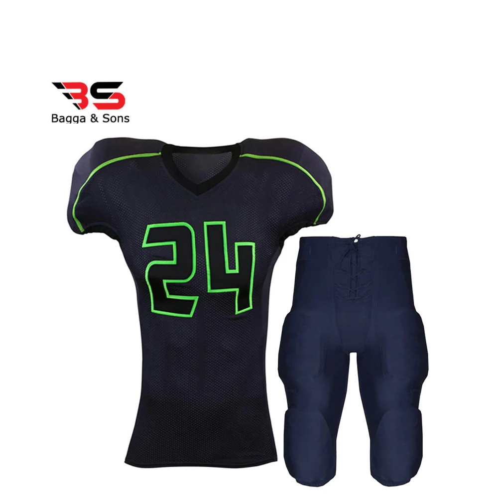 high quality polyester Custom Design hot sale American Football uniform  3D Printing American Football Uniforms