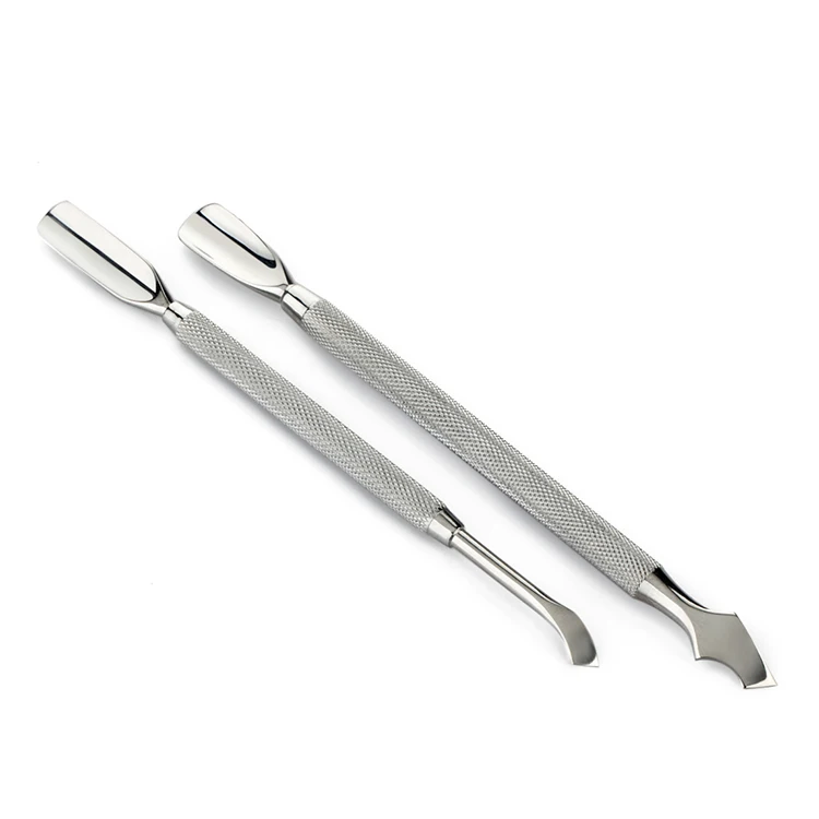 Cuticle Pusher Stainless Steel Nail Art tools 2 Way Pedicure Manicure Care Cleaner Nail Care Tool Finger Dead Skin Push