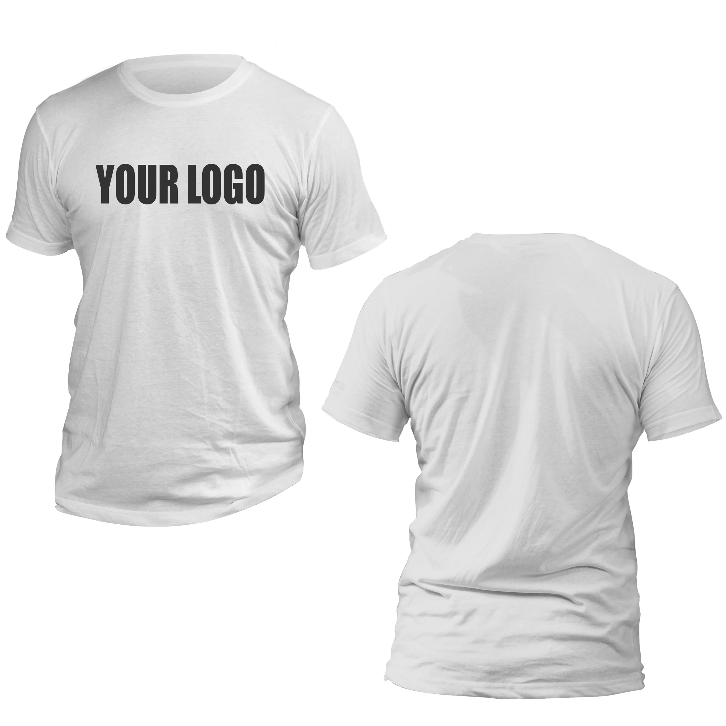 Fully Customized comfortable Print for Men DIY Your like Photo or Logo White Top Size Modal Heat Transfer Process T Shirt