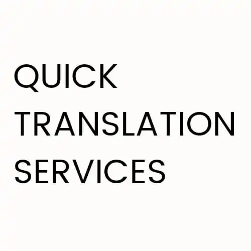 Quick Translation Services translation of German English French AT BEST WHOLESALE PRICE MANUFACTURES IN INDIA