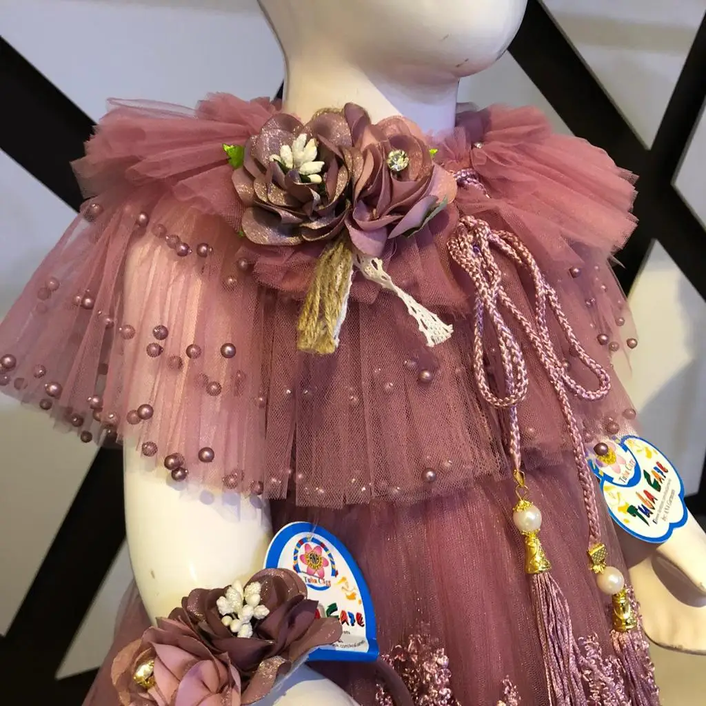 Новая коллекция платье принцессы для девочек блузка маленьких на бретельках одежда вечеринки платья детская