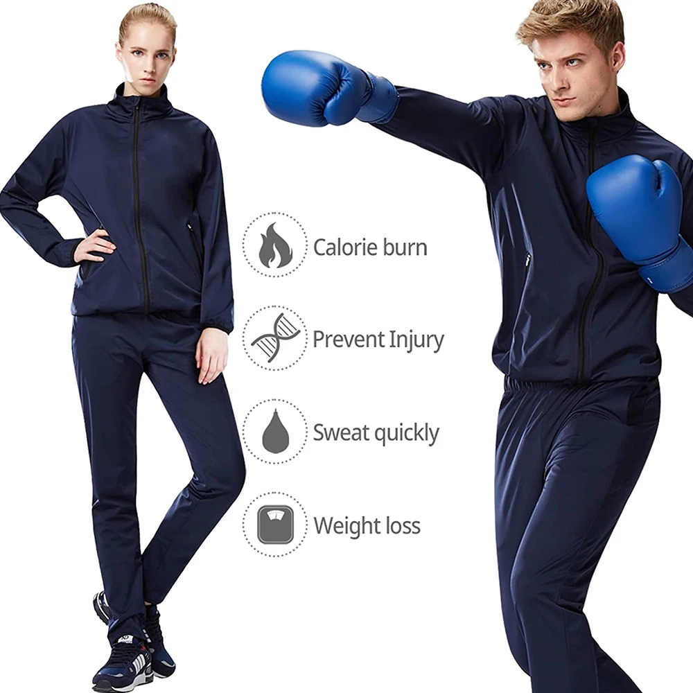 Wholesale High Quality Unisex Body Fitness PVC Sauna Suit For Lose Weight Sports Cheap Price Sauna Suit