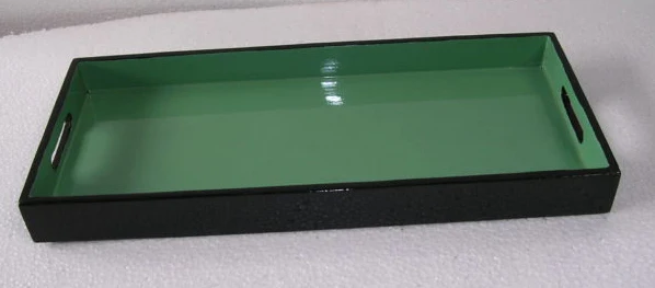 
Rectangular lacquer tray, handmade lacquerware from Vietnam, for home-decor, kitchenware, houseware, tableware 