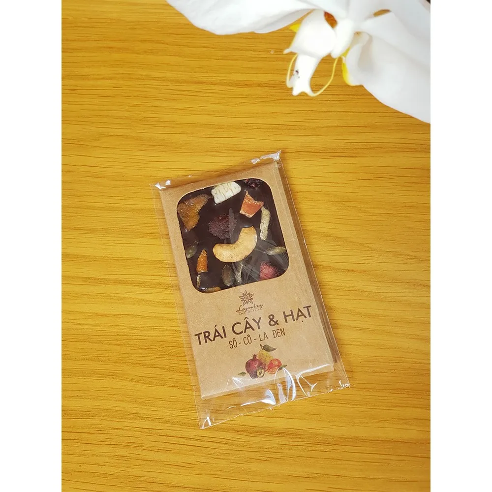 Wholesale supplier multiple Dark Chocolate with Fried Fruits and Nuts