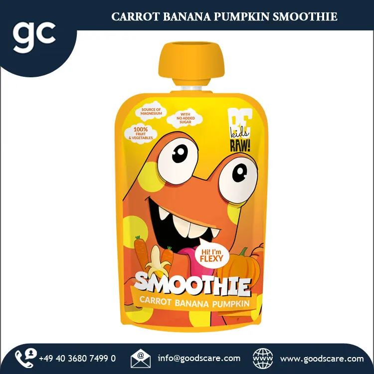 Premium Quality Wholesale Supply Private Label Carrot Banana Pumpkin Smoothie for Kids Made in Germany