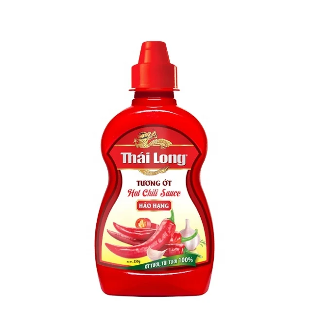 Премиум горячий соус Чили-бутылка 250 г изготовлена из Вьетнама с OEM обслуживанием