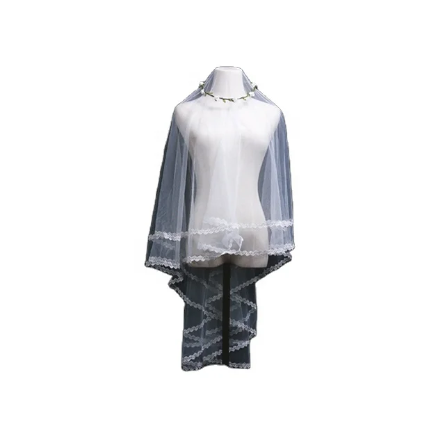 
Finger length Chapel Wedding Veil supplier 