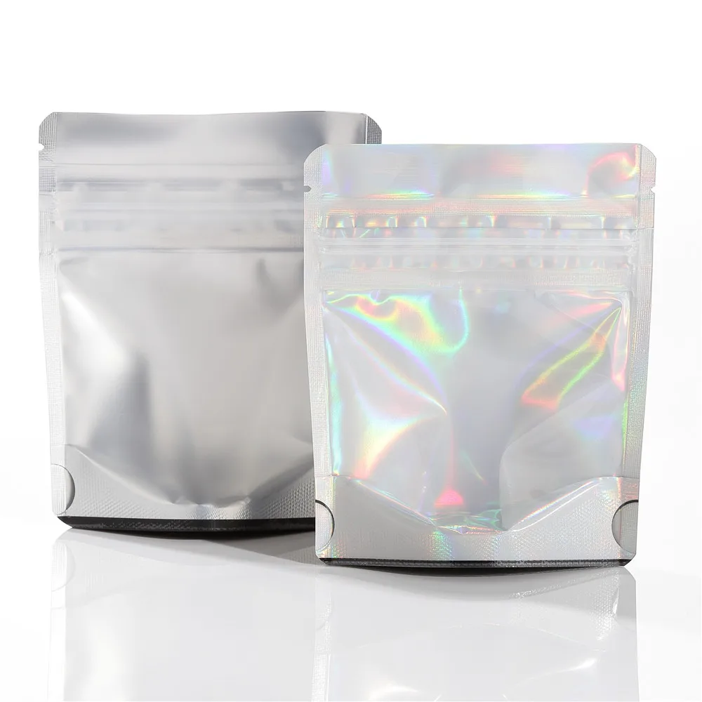Custom print shaped pouch 3.5g 3x4 soft touch mylar candy bags resealable black edible custom with clear window