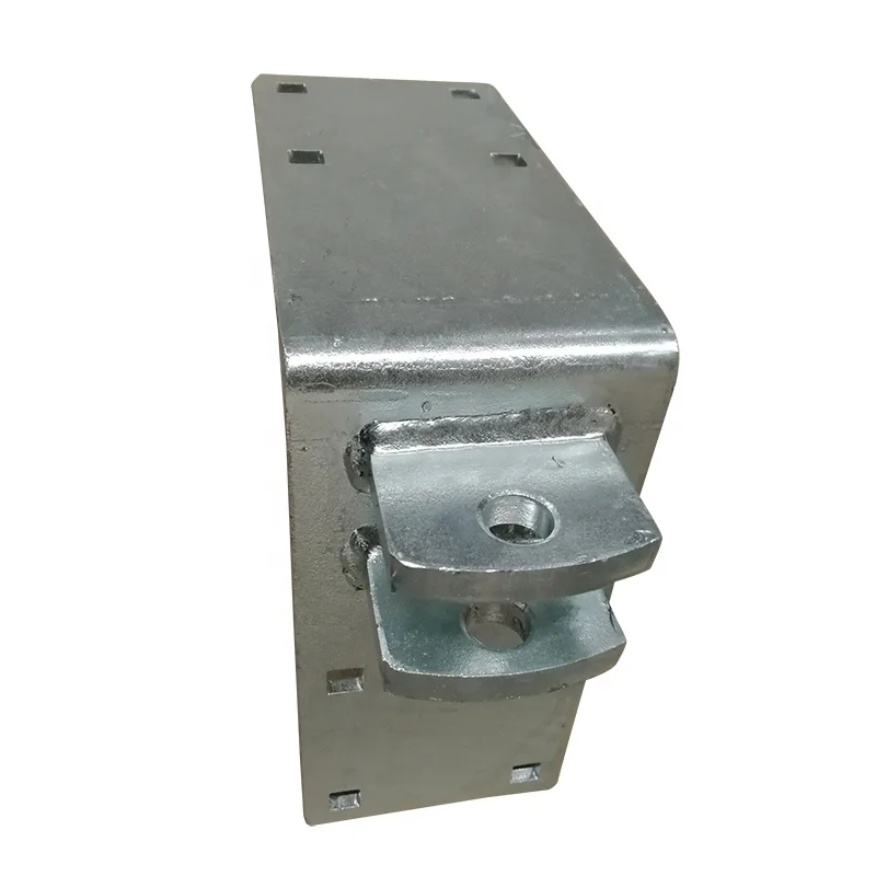 
hot dip galvanized boat dock hardware dock finger stabilizer according to ISO 1461 