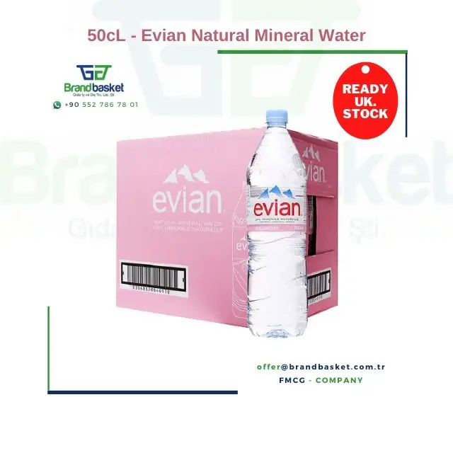 For Evian Natural Mineral Water 50cl