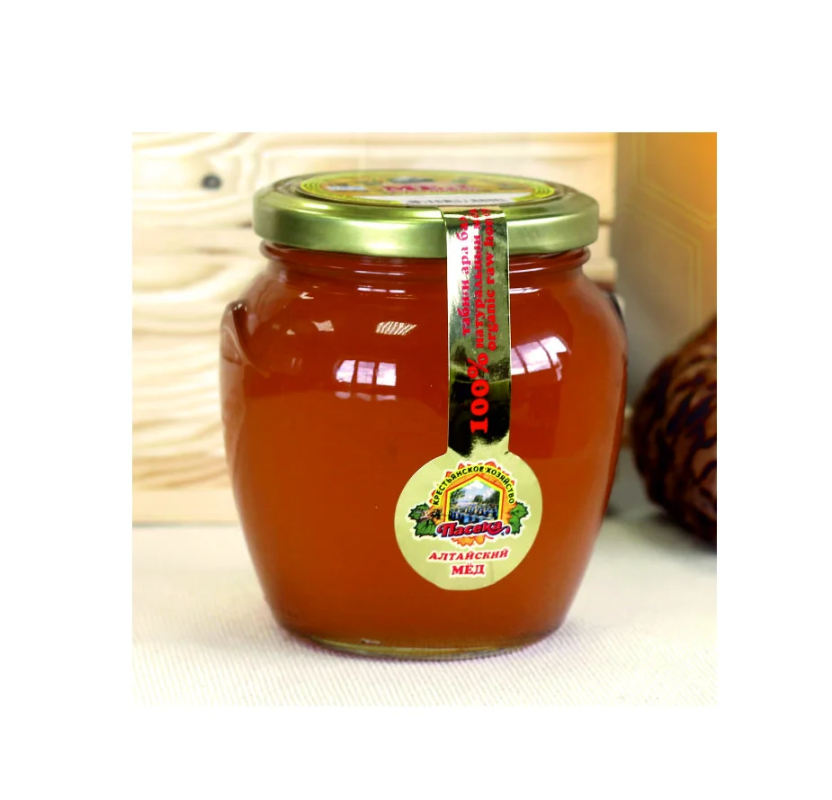 Factory Price Bulk Organic Mountain Raw Natural Honey Paseka Farm Altay Kazakhstan Bee own production
