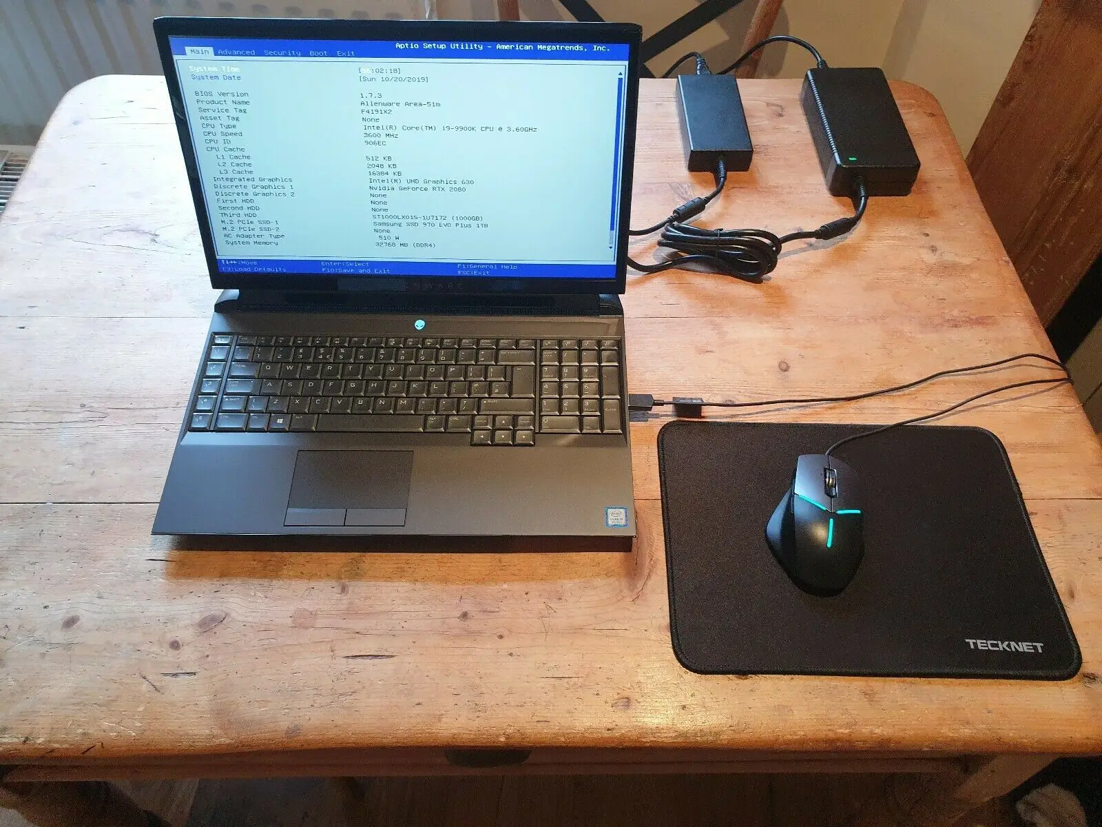 
Ge-force Alien ware for Alien ALW17 1T 128G game book laptops 