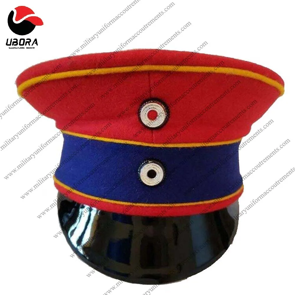WW1 German Prussian Army Lab-Grande Hussar Regiment Officers Visor Hat Cap Rep