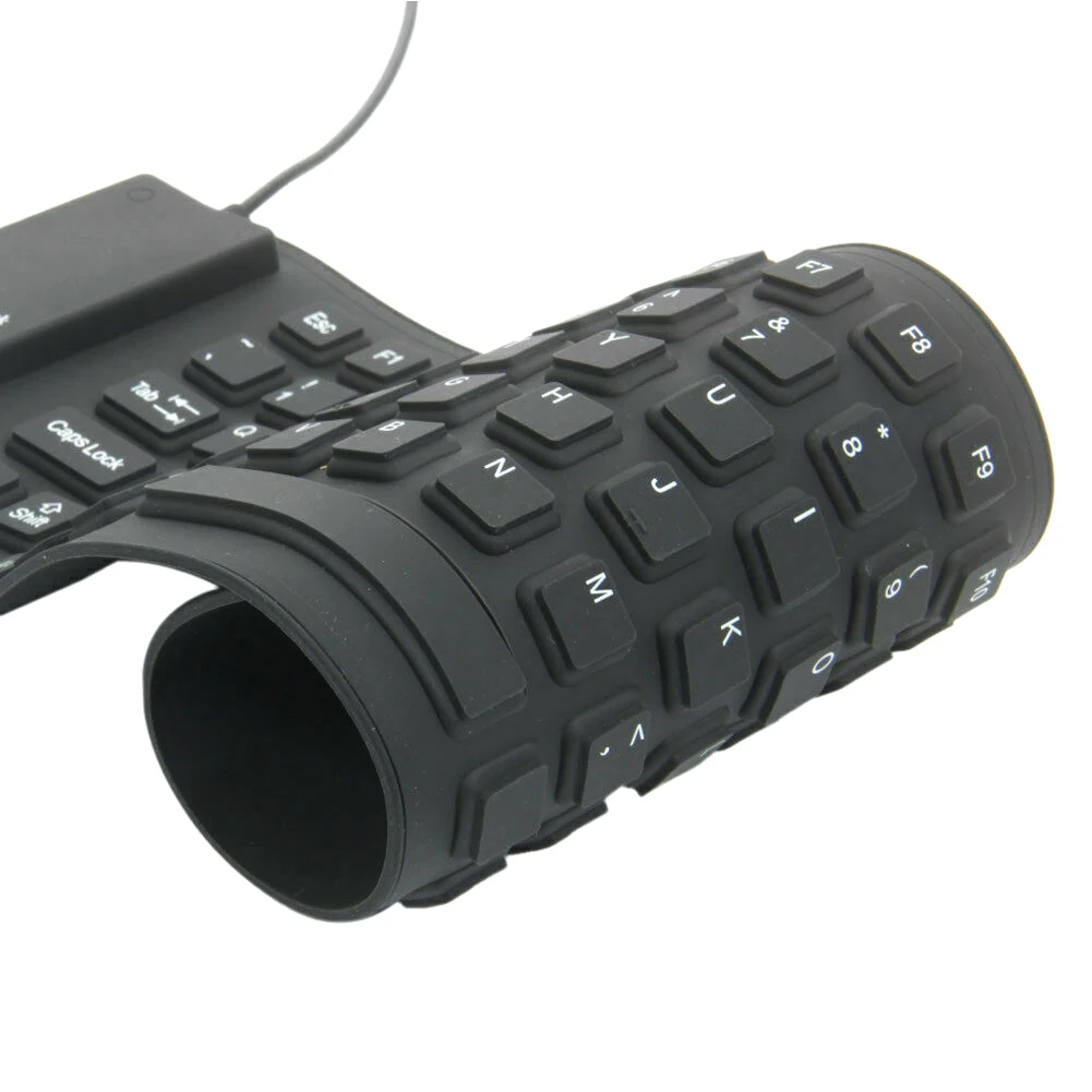 Силиконовый чехол для клавиатуры 85 клавиш USB 2,0 Мягкая ноутбука, настольного компьютера, ПК, сумка зеленого цвета из водонепроницаемого материала на заказ белого и синего цвета водостойкий моющиеся