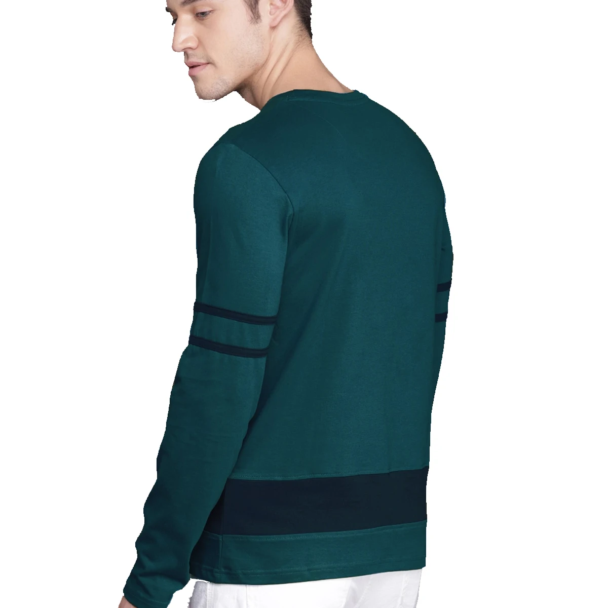 Новейшие Футболки с длинным рукавом в простом стиле/Мужская модная повседневная одежда оптом футболки