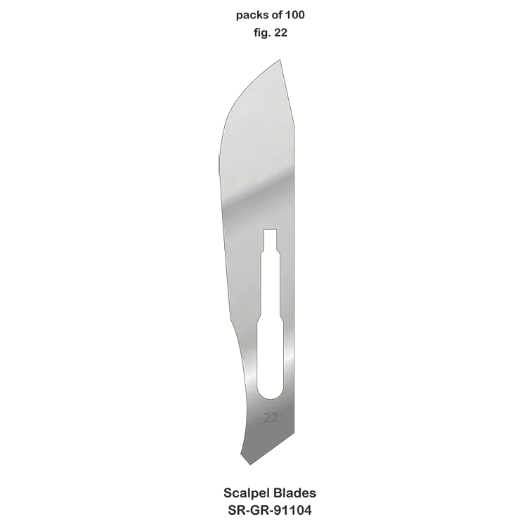 Medical Surgical Stainless Steel Scalpel Blade No.22