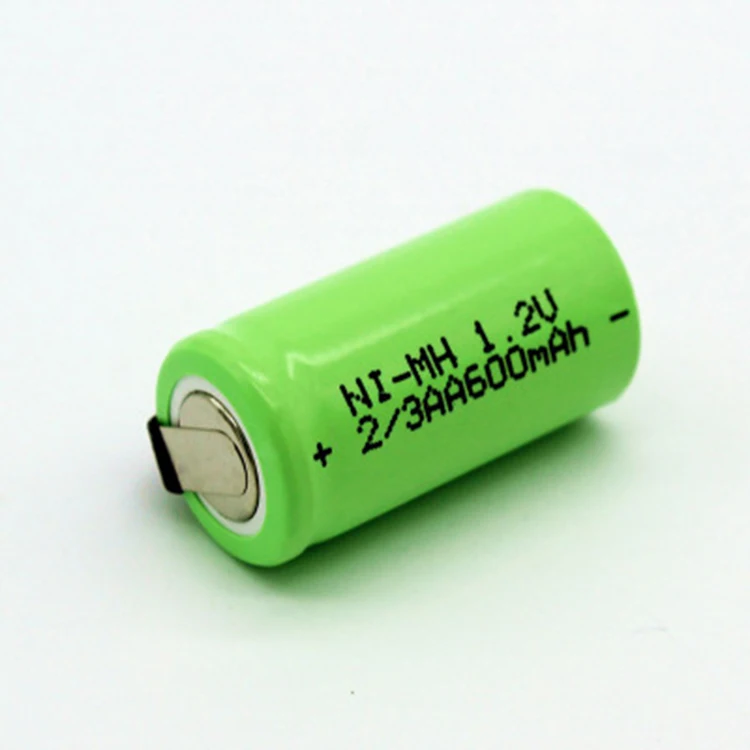 OEM высококачественные 1 2 Вольт nimh 2/3AA 600 мАч аккумуляторные батареи для камеры