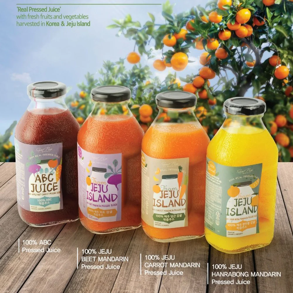 Sweet Page 100% Jeju Carrot Mandarin Pressed Juice Beverage