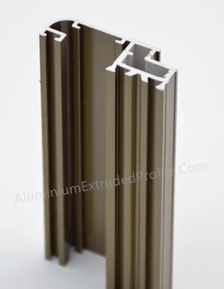 Лидер продаж алюминиевый экструзионный профиль китайского производства сплав 6063 для дверей и окон с анодированной бронзовой обработкой поверхности