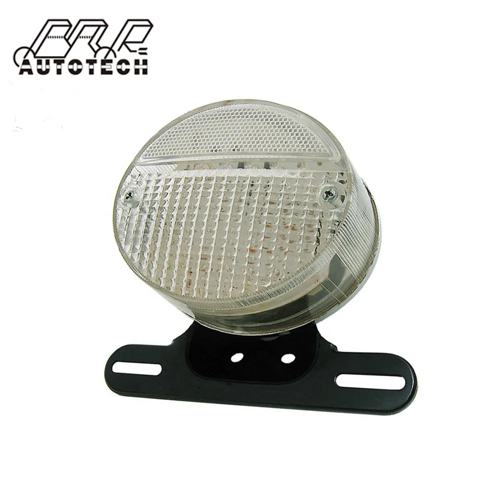 motorbike Clear smoke replacements Led motorcycle Taillight For Kawasaki Z1 Z2 Z750