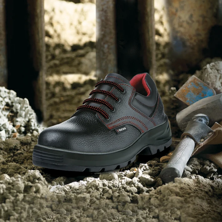 Professional Safety Shoes Leather Industrial Rainforced Steel Nose