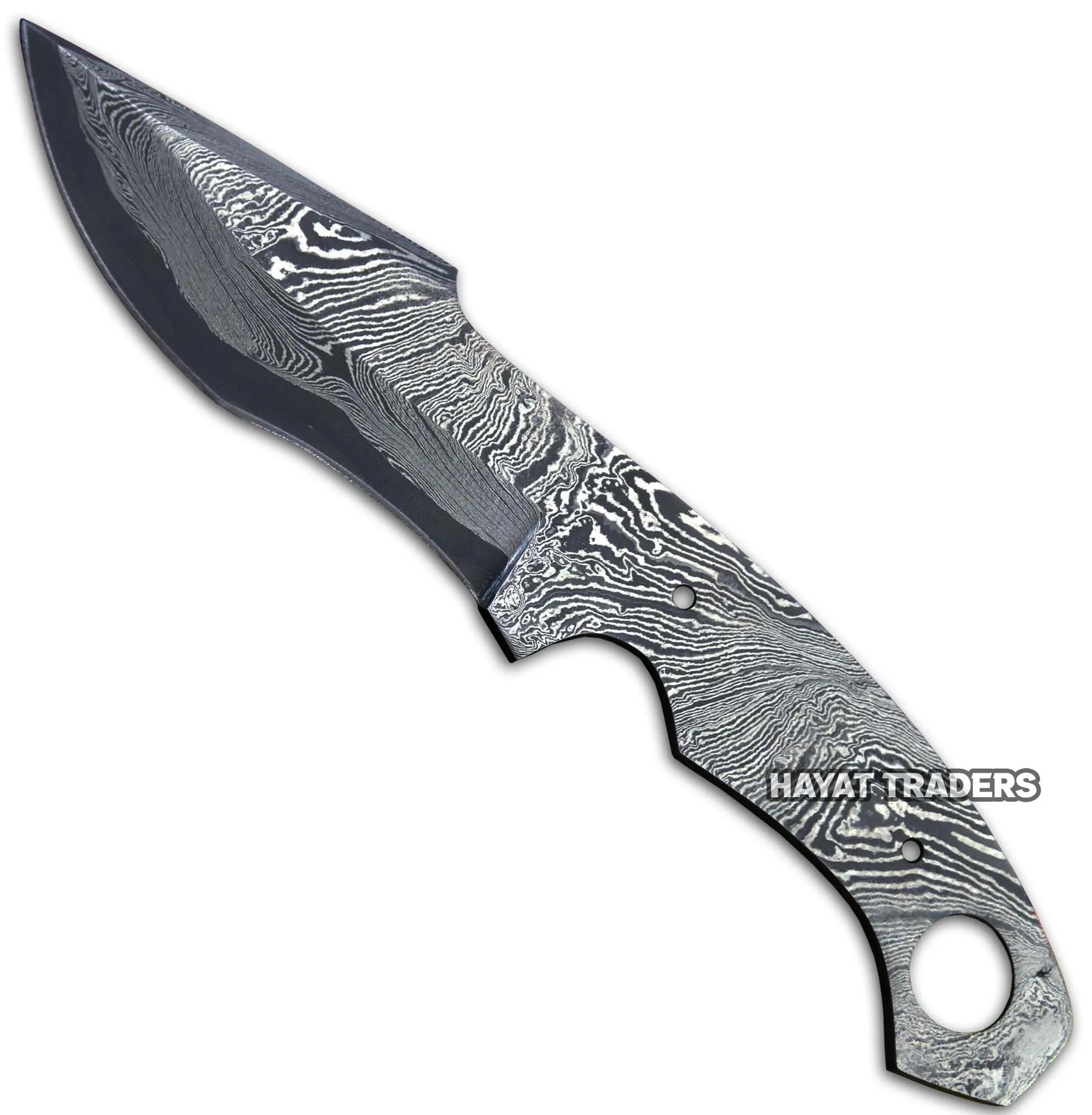  Охотничий нож из дамасской стали OAL San Mai 9 1 дюйма без лезвия Ручная ковка поставка ножей ручная работа