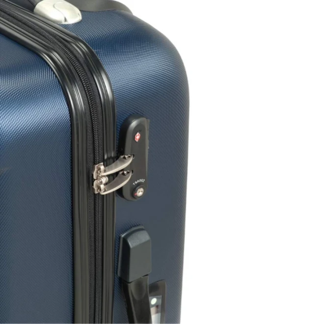 
20/24/28 ABS 4wheel Trolley Suitcase Luggage factory Set 3 piece of abs luggage set travel suitcase 