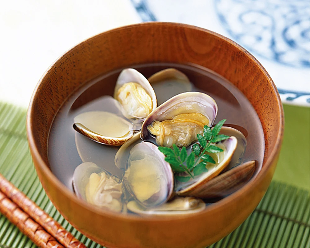  Японские морепродукты моллюск соус рамен суп «asari clam