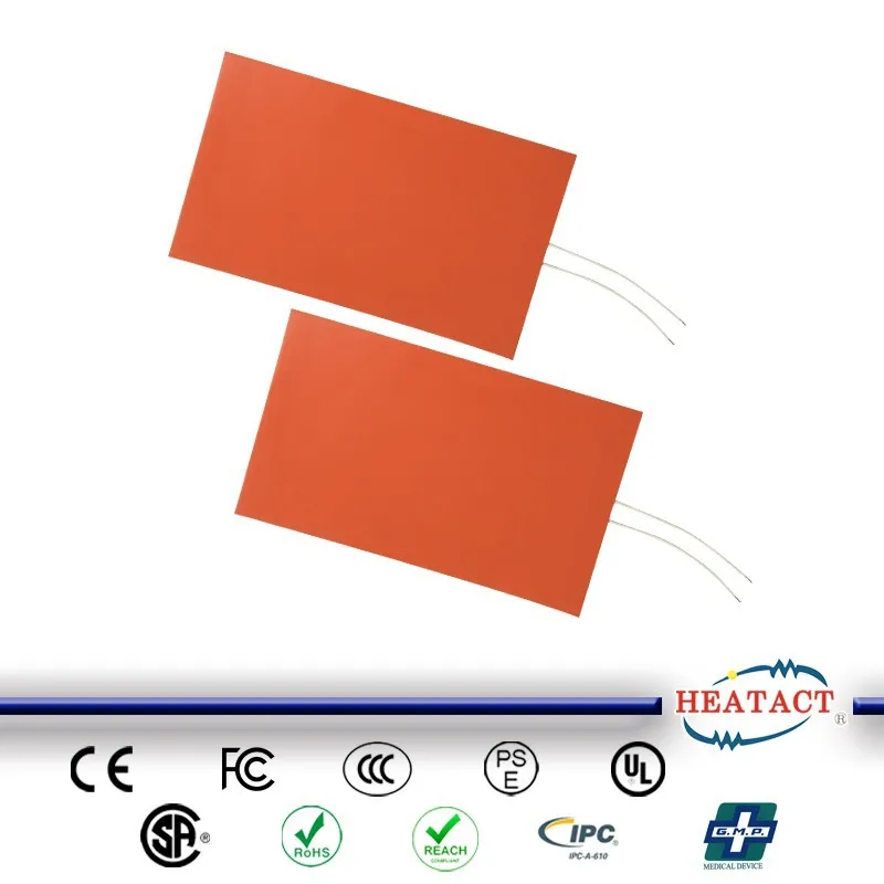 Тайваньский Премиум индивидуальная электрическая пленка 12 В силиконовый резиновый нагреватель OEM ODM в наличии