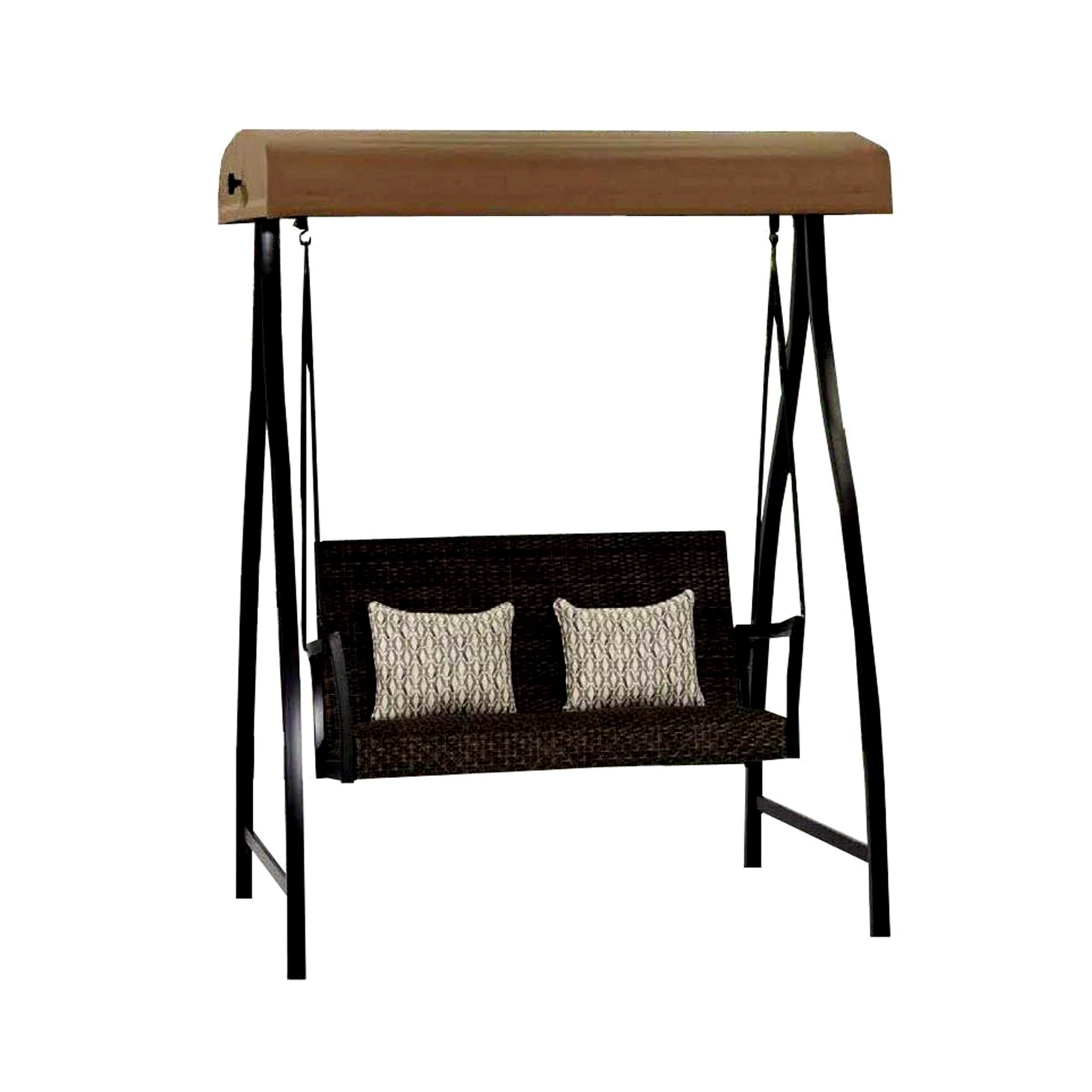 swings rattan wicker patio swings outdoor garden hanging egg chair powder coated aluminium frame patio swing chair