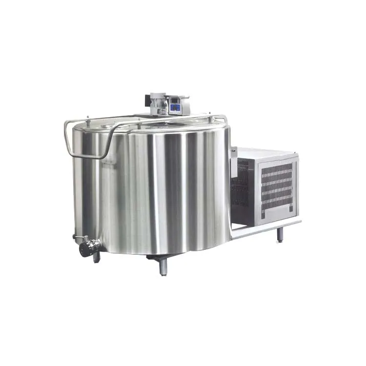Small Cooling Tanks With Refrigeration Milk Cooler And Pasteurization Unit Milk Production Line
