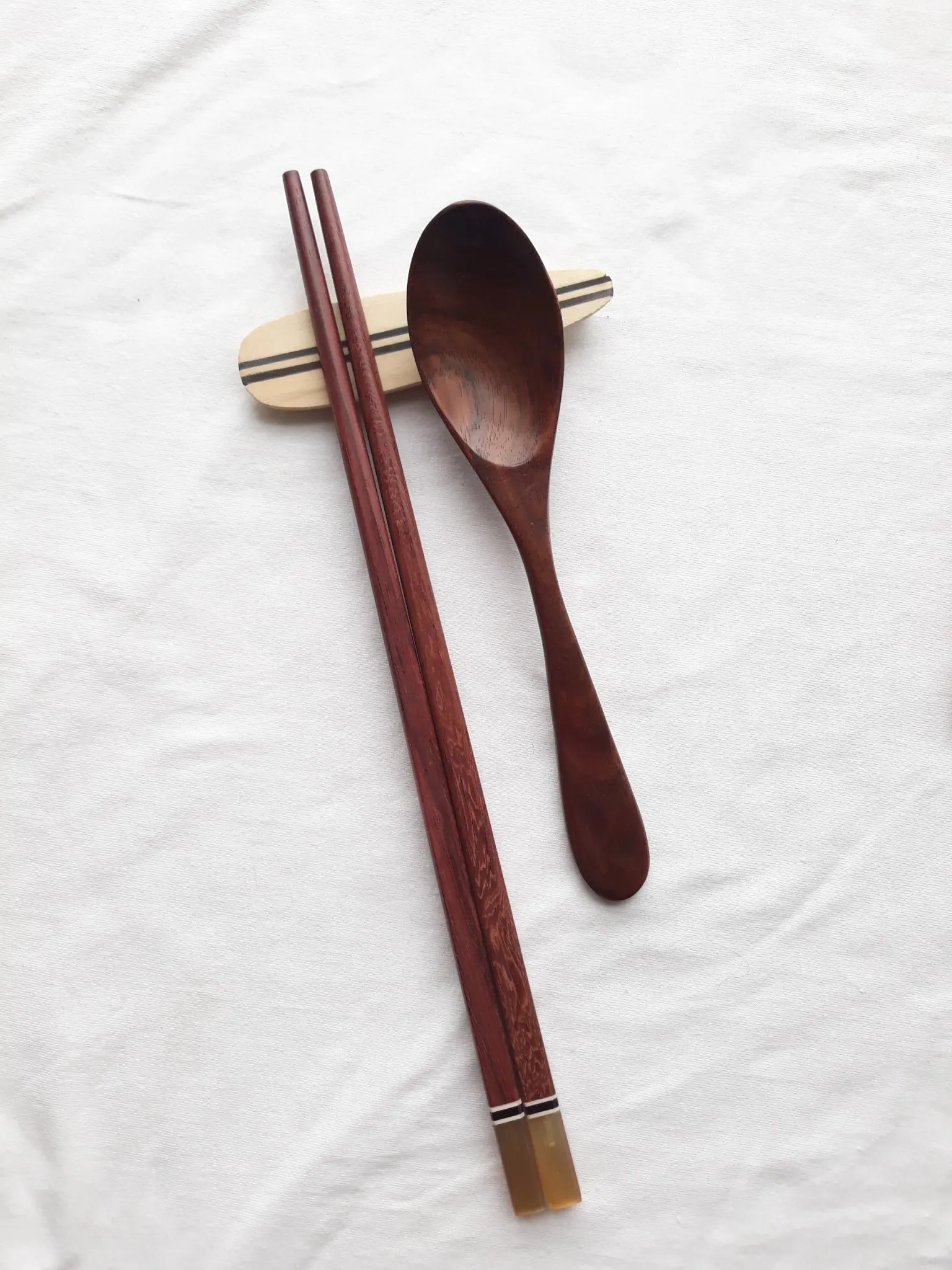 Mother of Pearl wooden Chopstick Rest spoon rest